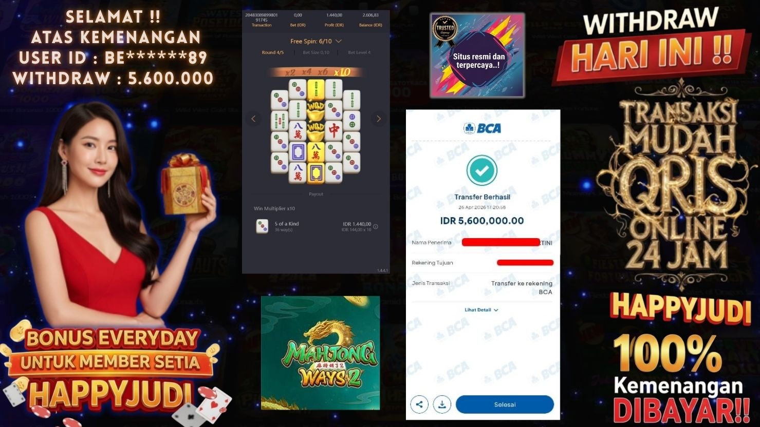 HAPPYJUDI JACKPOT SLOT MAHJONG WAYS 2